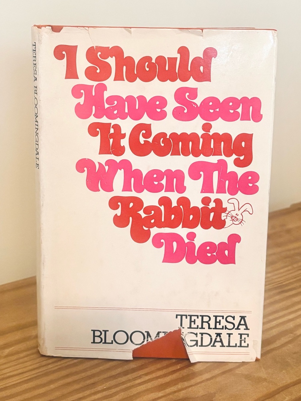 💥 I Should Have Seen It Coming When The Rabbit Died by Teresa Bloomingdale